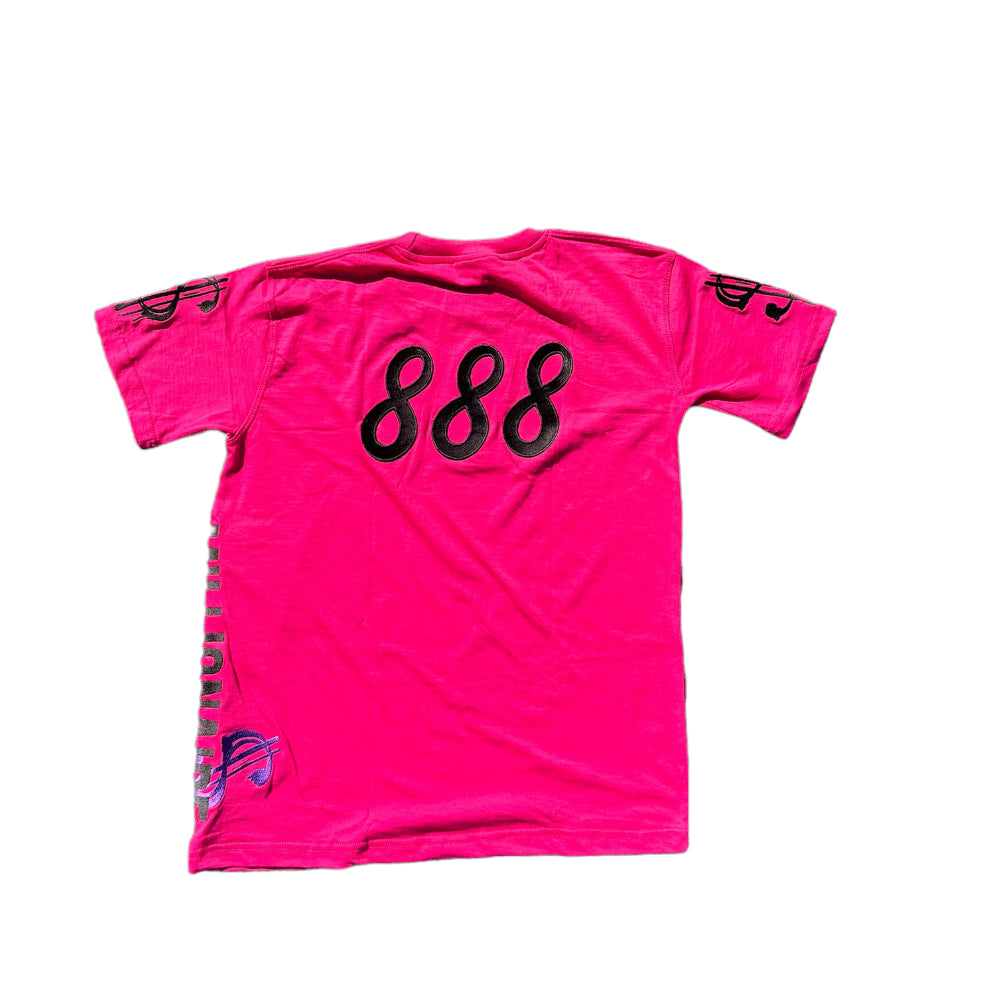 888 T-shirt rib logo